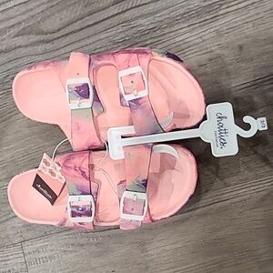 Chatties Double Buckle Tie Dye Sandals